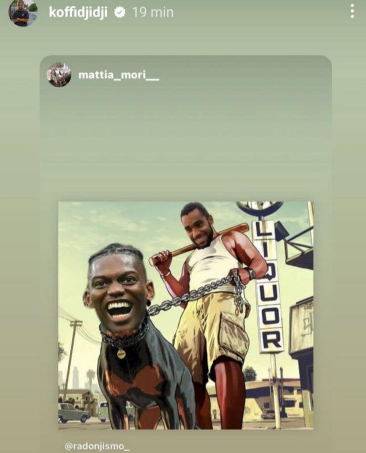 Post Instagram Koffi Djidji