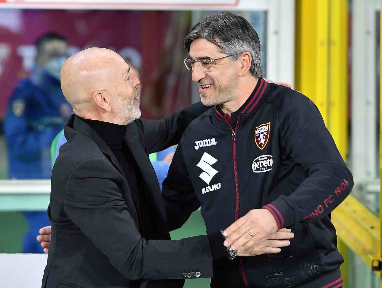 pioli e juric sorridono