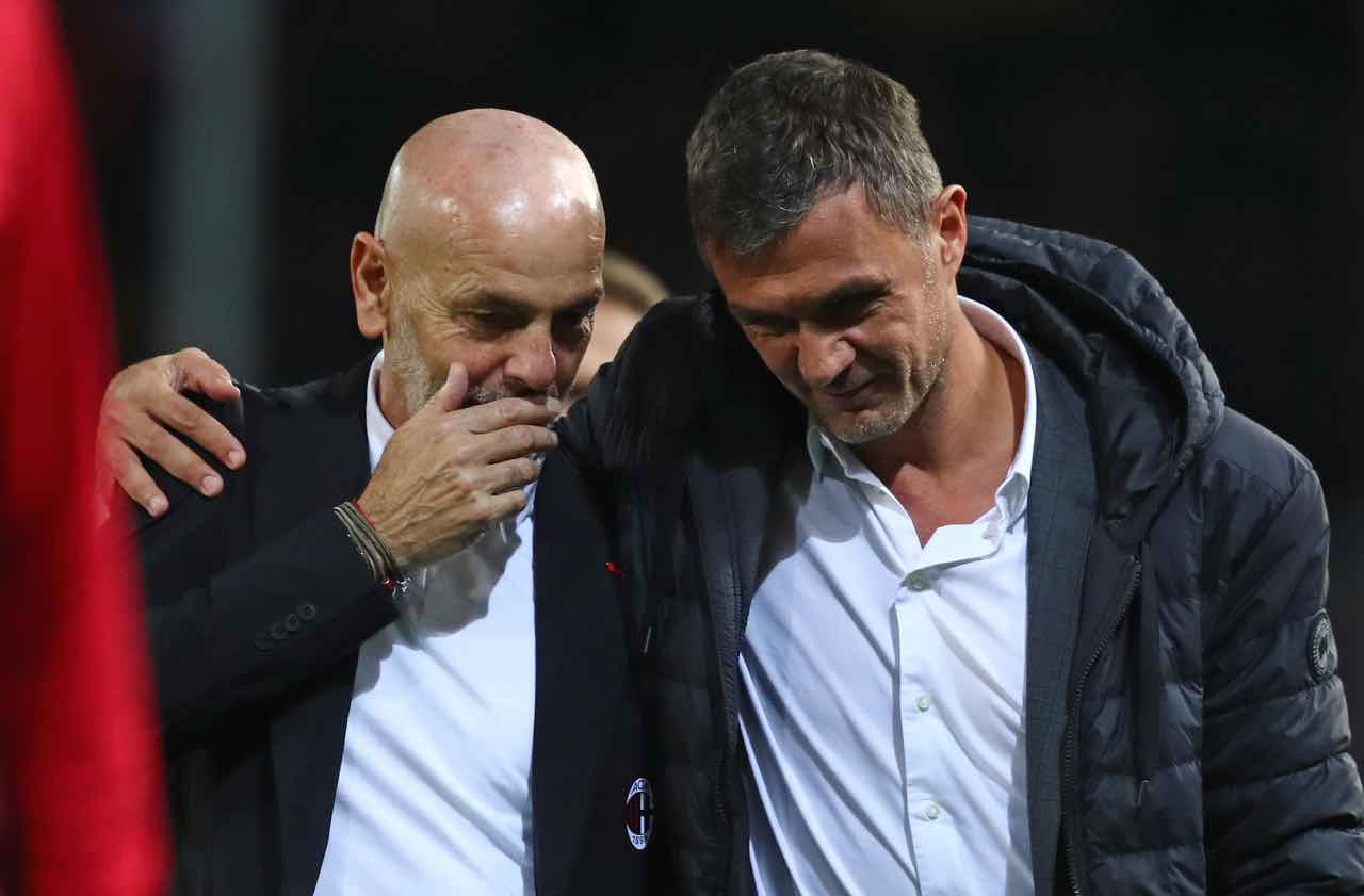 Paolo Maldini e Stefano Pioli