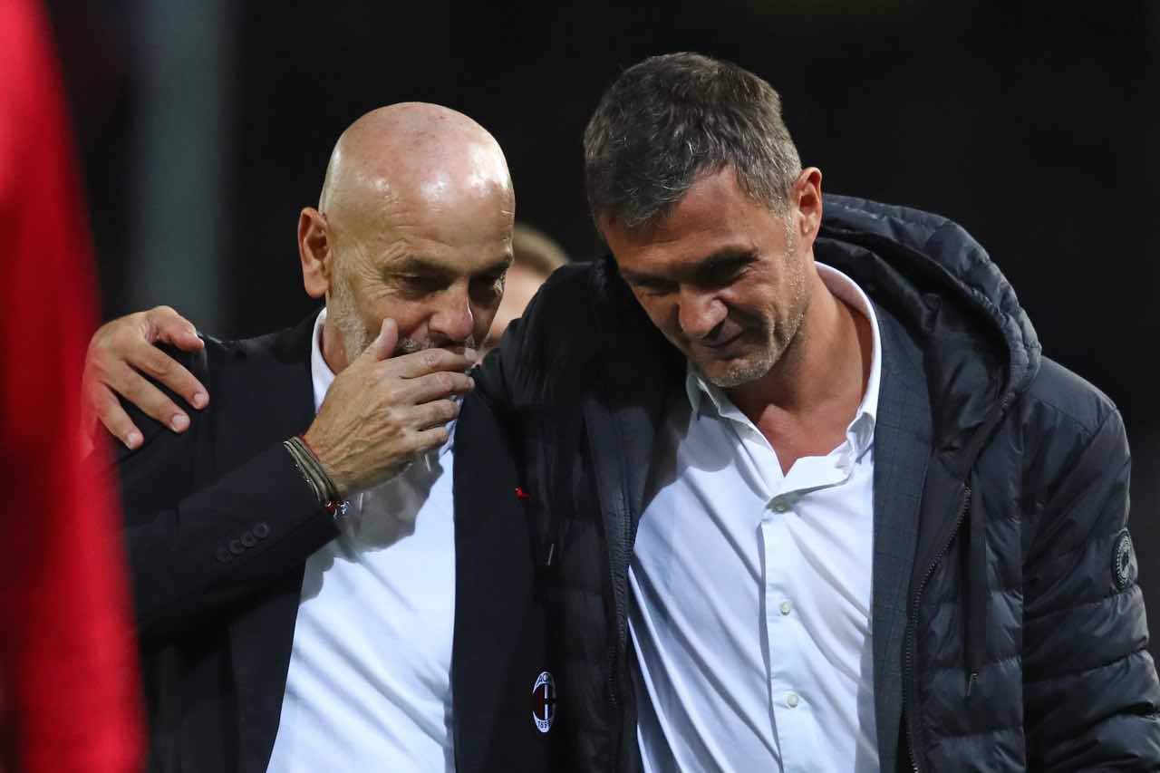 maldini e pioli sorridono