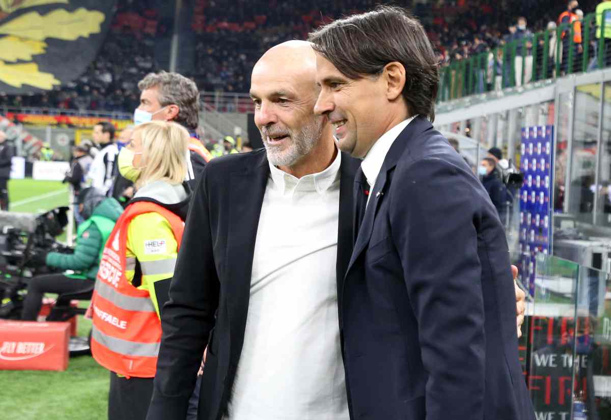 Stefano Pioli e Simone Inzaghi 