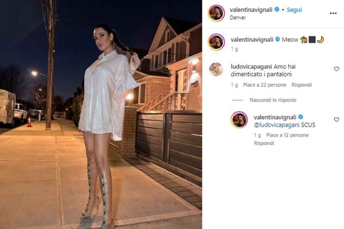 Valentina Vignali sexy su Instagram