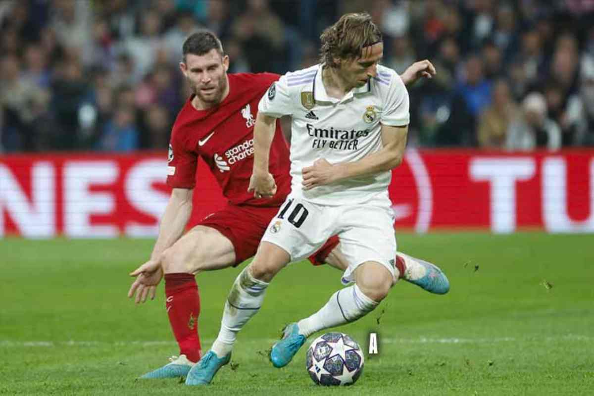 giocata modric Real-Liverpool