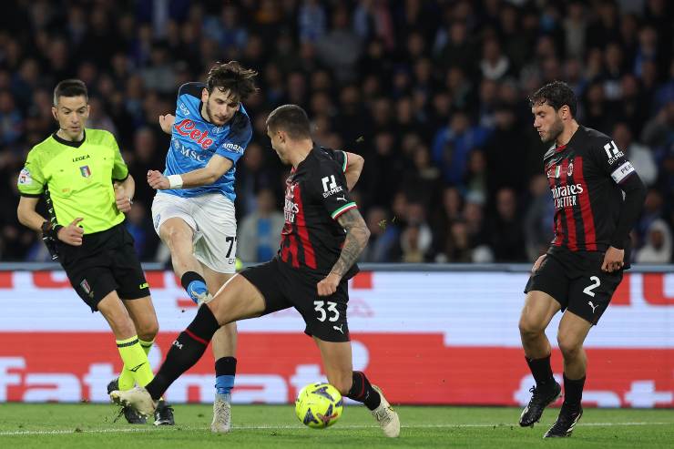 Napoli Milan diffidati