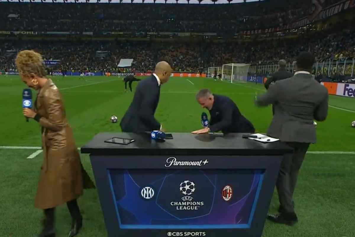 L'errore di Kate Abdo in diretta prima di Inter-Milan a San Siro