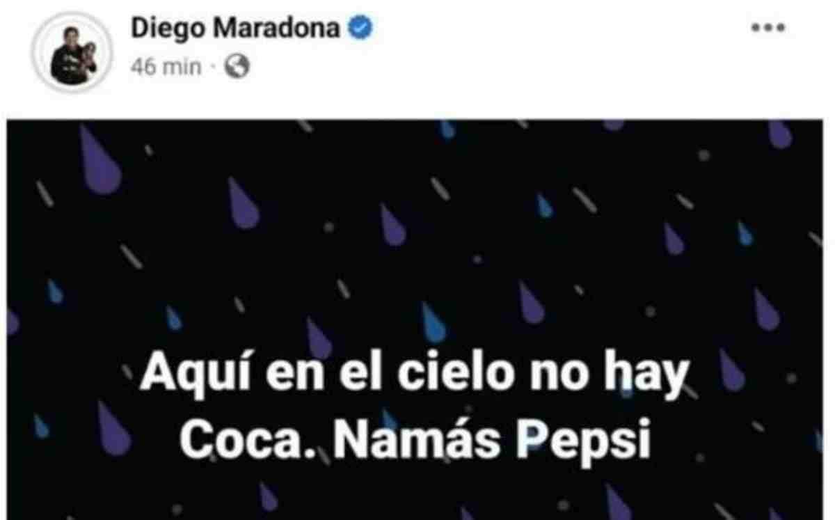 Maradona hacker Facebook