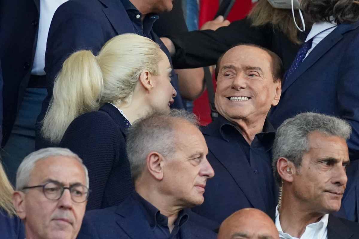 Berlusconi allo stadio 