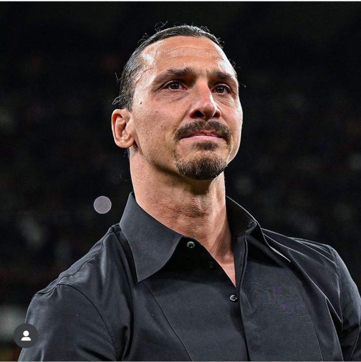 Zlatan Ibrahimovic commosso in campo