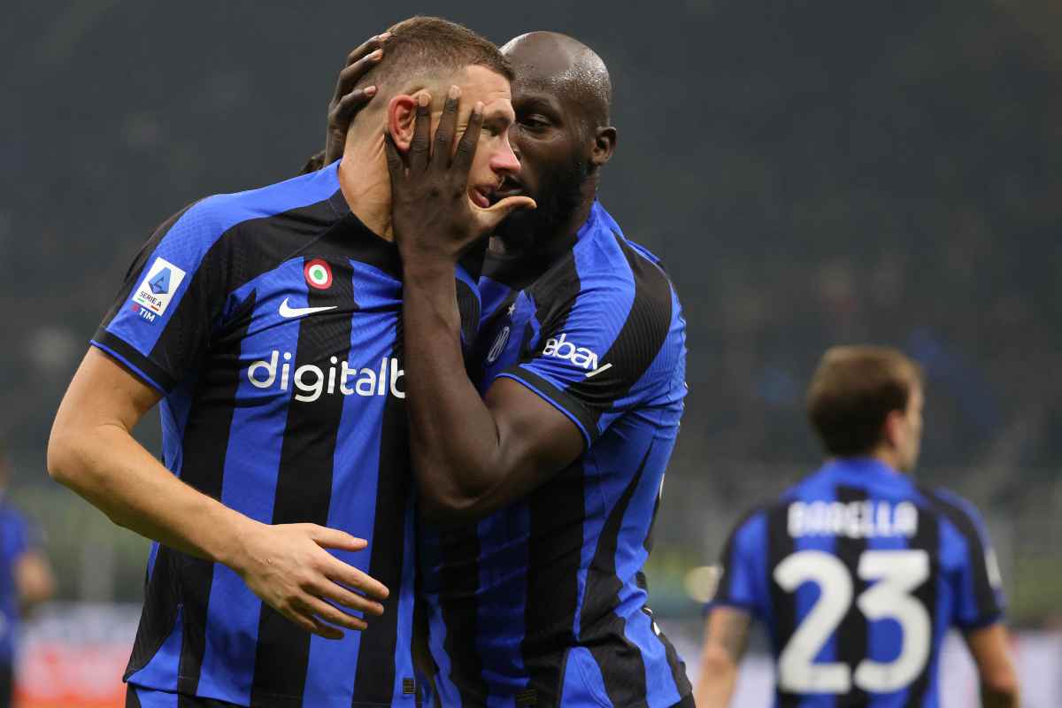 Dzeko e Lukaku via dall'Inter
