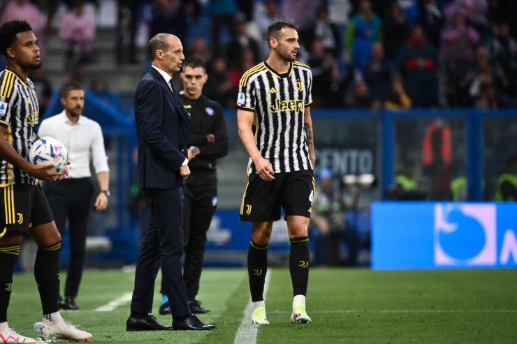 Allegri e Gatti al Mapei Stadium