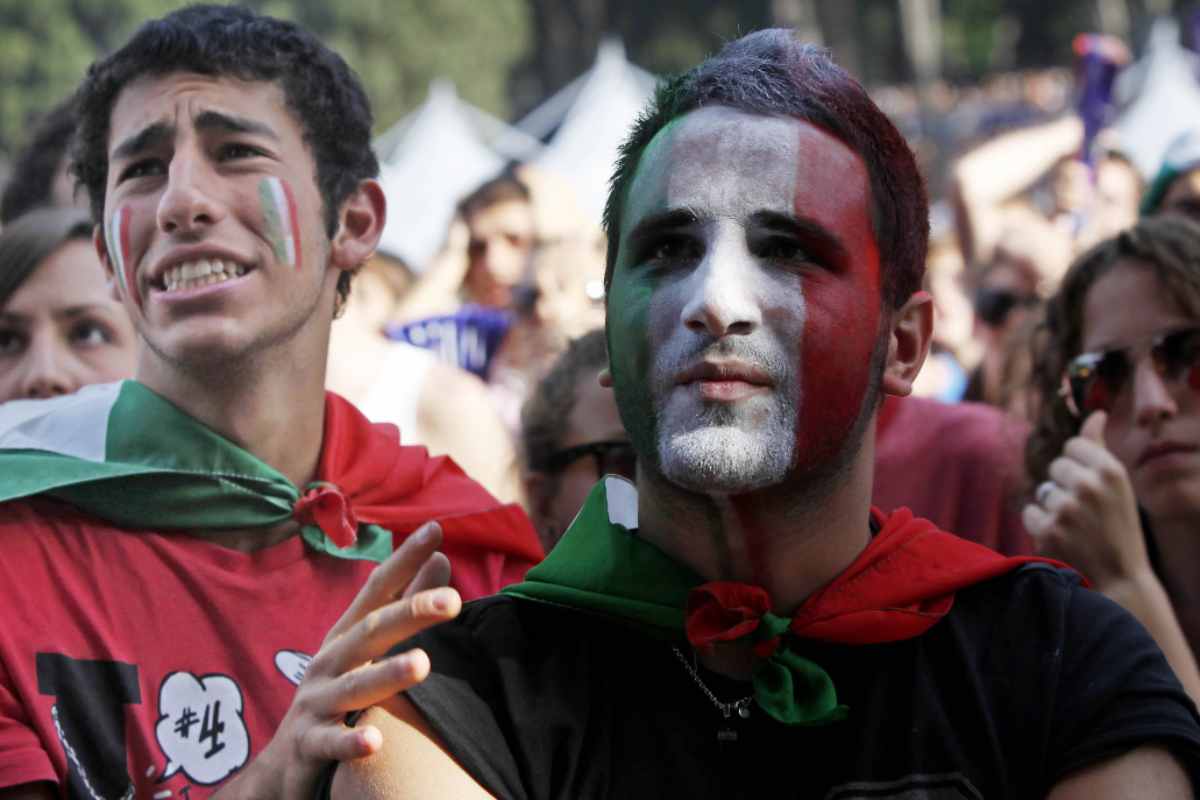 I tifosi piangono per l'addio del campione italiano