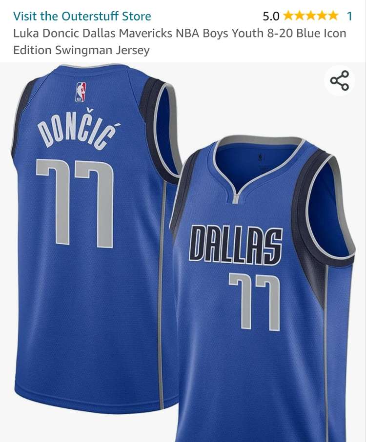 Maglia Dončić, Dallas Mavericks