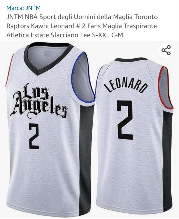 Maglia Kawhi Leonard 