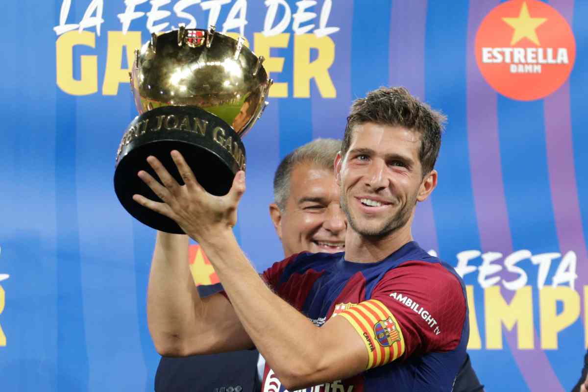 Sergi Roberto fuori dal Barça: piaceva a Milan e Juve