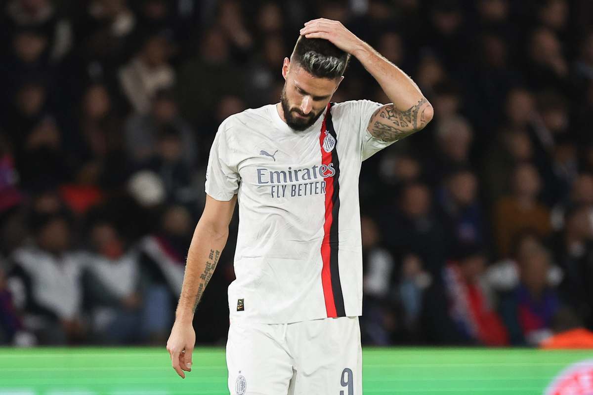 Olivier Giroud potrebbe dire addio al MIlan