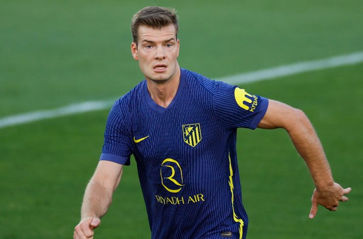 Alexander Sorloth in maglia Atletico Madrid
