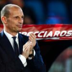 Massimiliano Allegri applaude dalla panchina