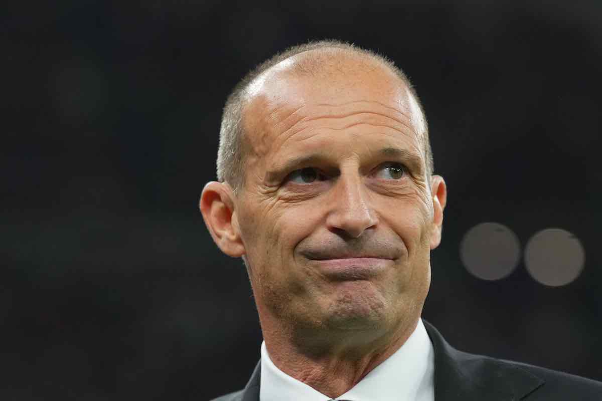 Allegri durante il match contro la Cremonese