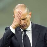 Massimiliano Allegri arrabbiato