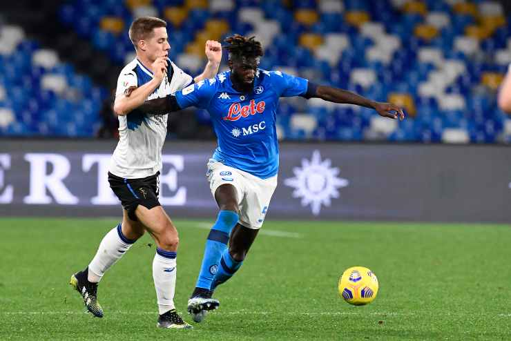 Bakayoko in azione con il Napoli