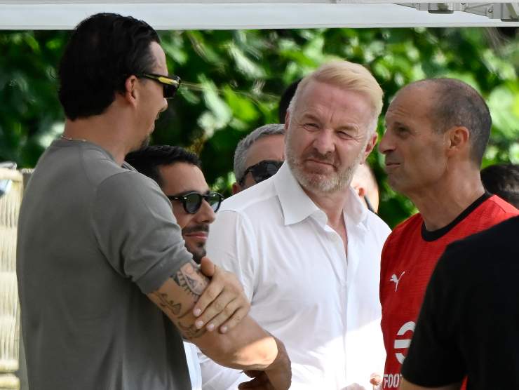 Ibrahimovic, Tare e Allegri a colloquio