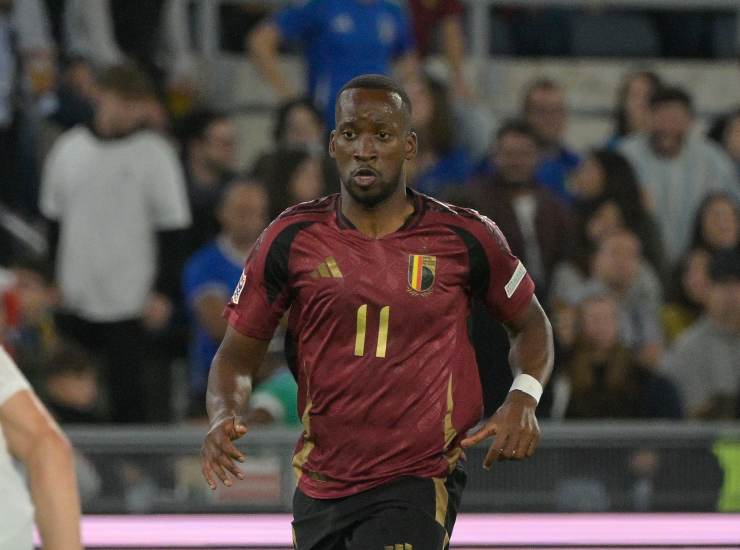 L'esterno d'attacco Dodi Lukebakio con la maglia del Belgio