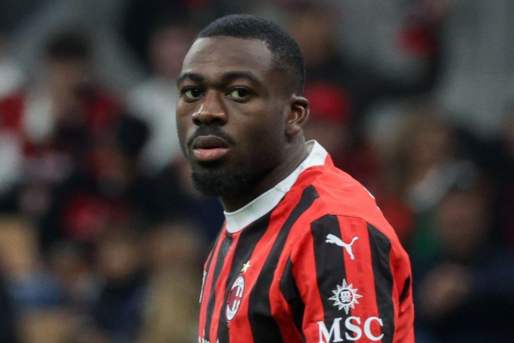 Il centrocampista del milan Youssouf Fofana
