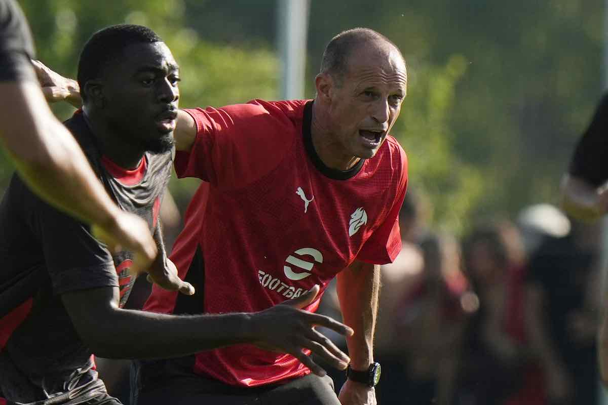 Fofana con Allegri