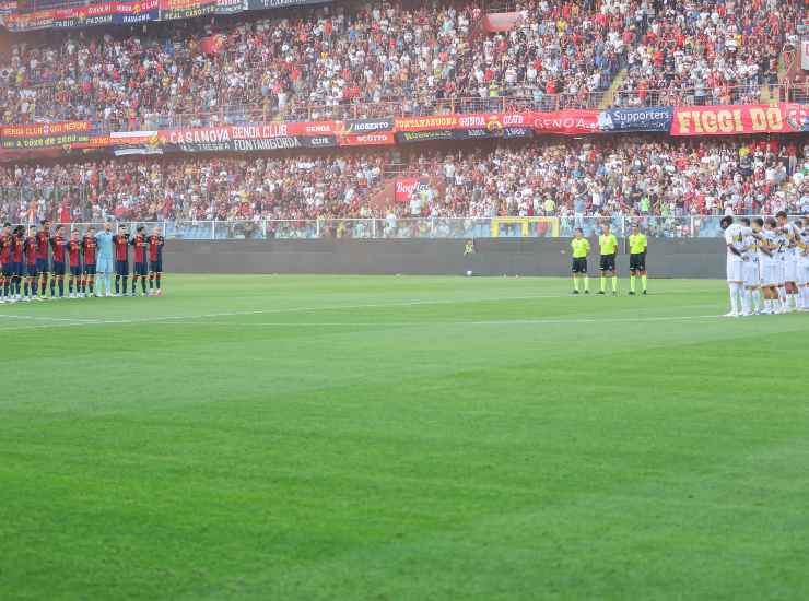 Genoa e Lecce omaggiano Sidio Corradi con un minuto di silenzio