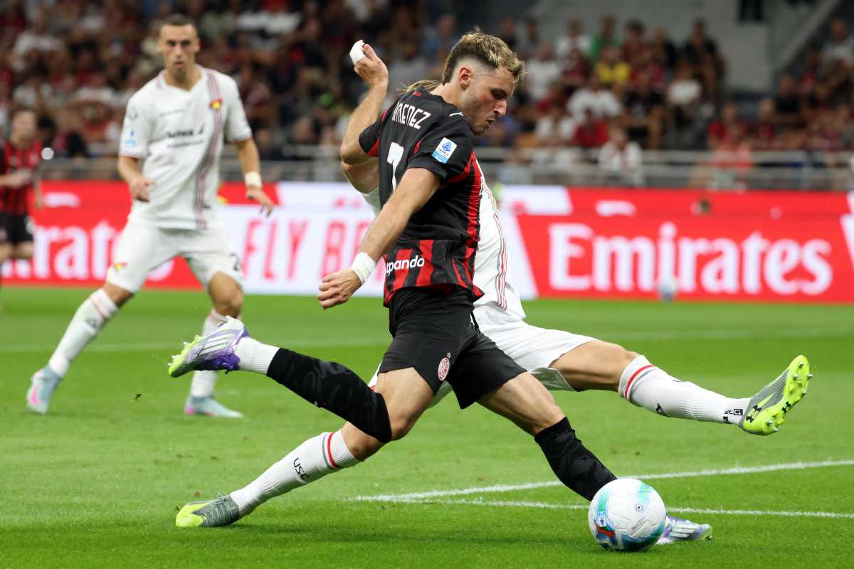 Gimenez con la maglia del Milan