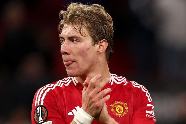 Rasmus Hojlund, attaccante del Manchester United