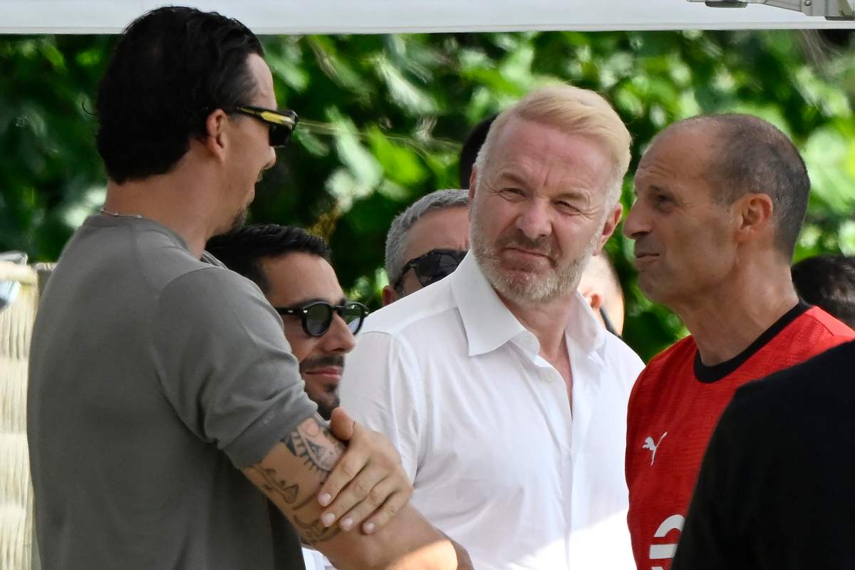 Ibrahimovic, Tare e Allegri a colloquio
