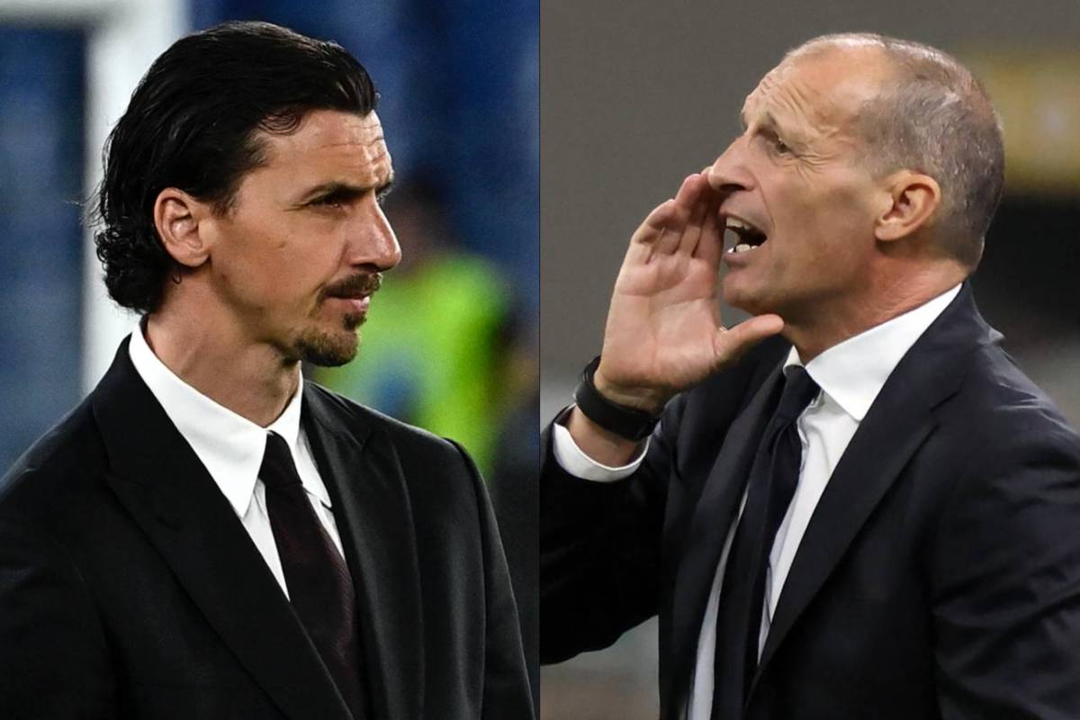 Zlatan Ibrahimovic e Max Allegri