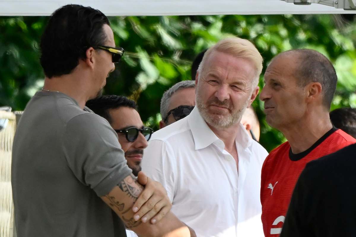 Ibrahimovic, Tare e Allegri a colloquio