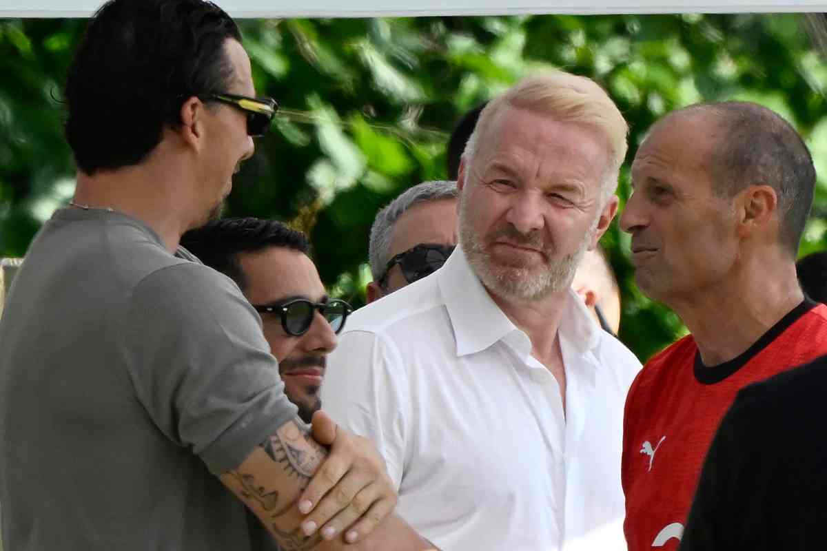 Ibrahimovic, Tare e Allegri parlano durante il ritiro estivo