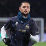 Il centrocampista del Marsiglia Adrien Rabiot