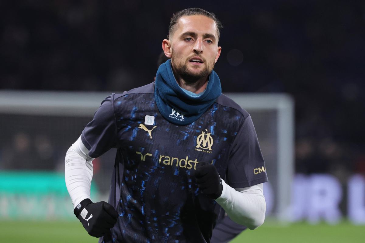 Il centrocampista del Marsiglia Adrien Rabiot