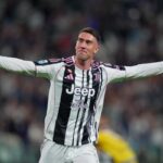L'attaccante della Juventus Dusan Vlahovic
