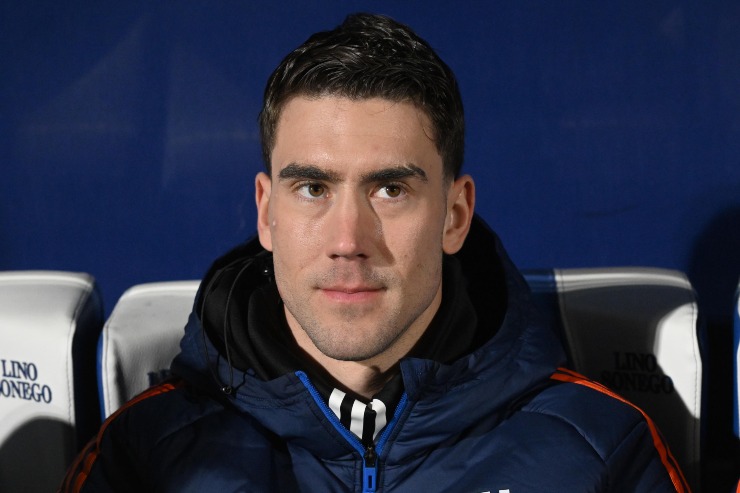 L'attaccante della Juventus, Dusan Vlahovic