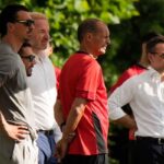 Allegri e la dirigenza del Milan