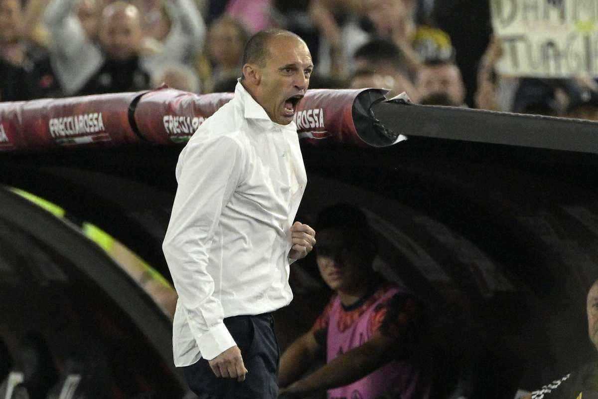 Massimiliano Allegri furioso