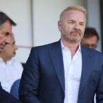 Igli Tare in tribuna