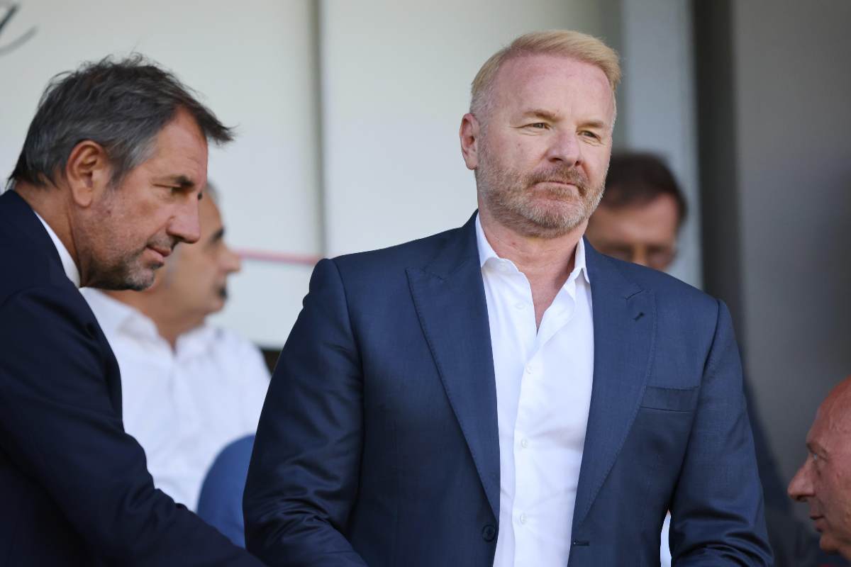 Igli Tare in tribuna