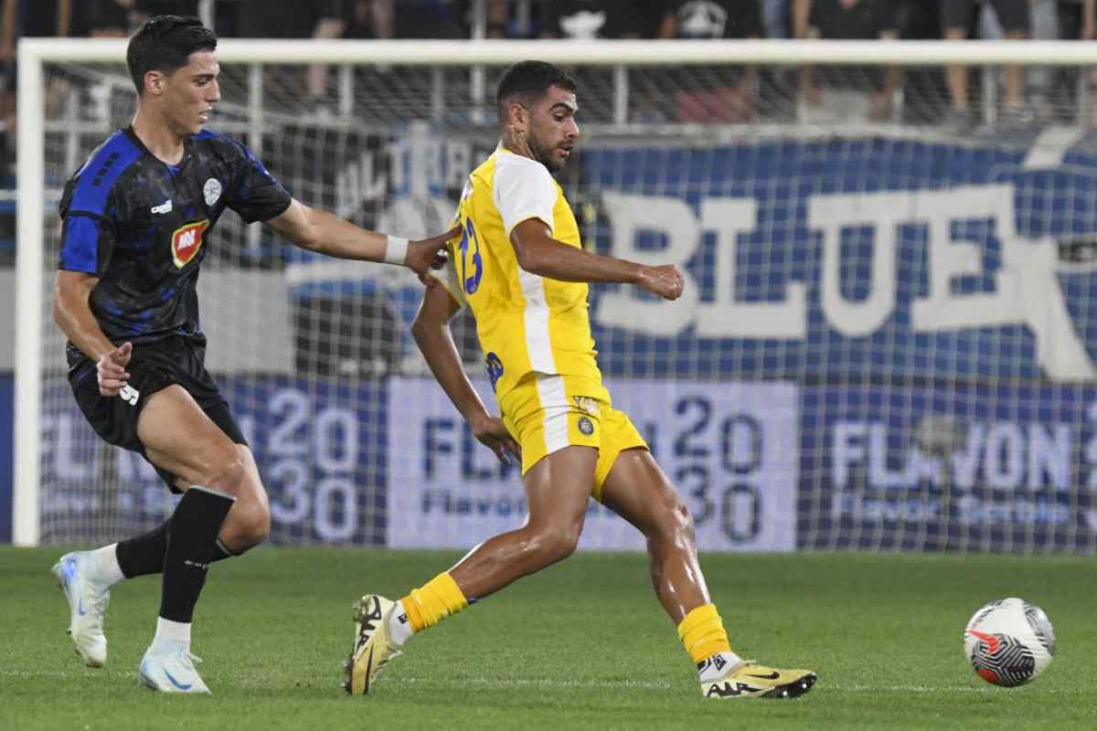 Marko Lazetic con la maglia blu del TSC Backa Topola