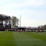 calciatori del Milan in allenamento a Milanello