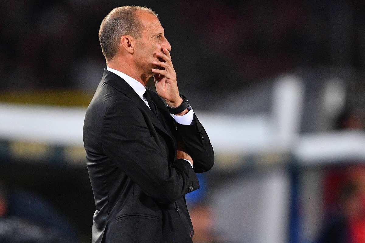 L'allenatore del Milan Massimiliano Allegri