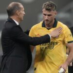 Max Allegri e Santiago Gimenez