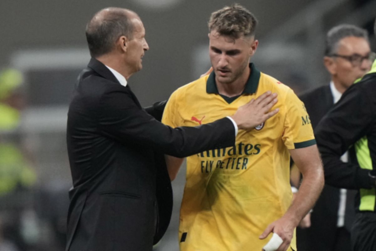Max Allegri e Santiago Gimenez