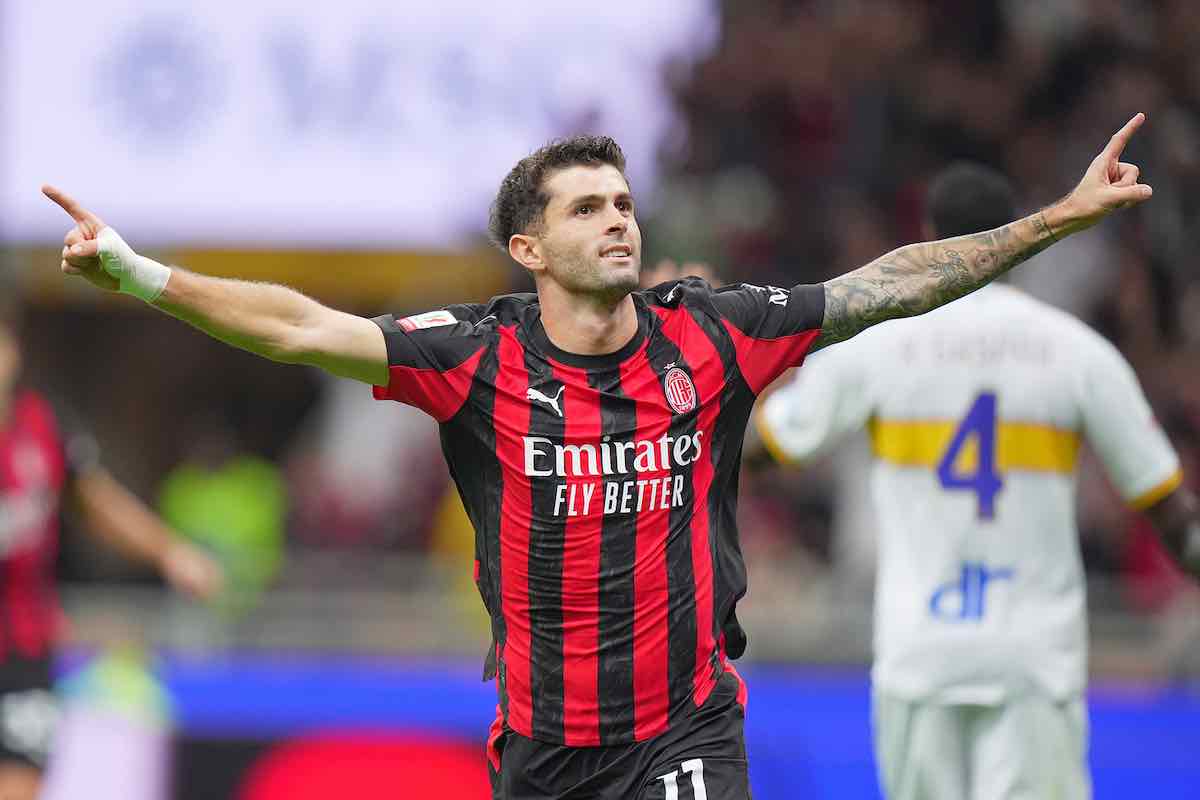 Pulisic esulta dopo il gol