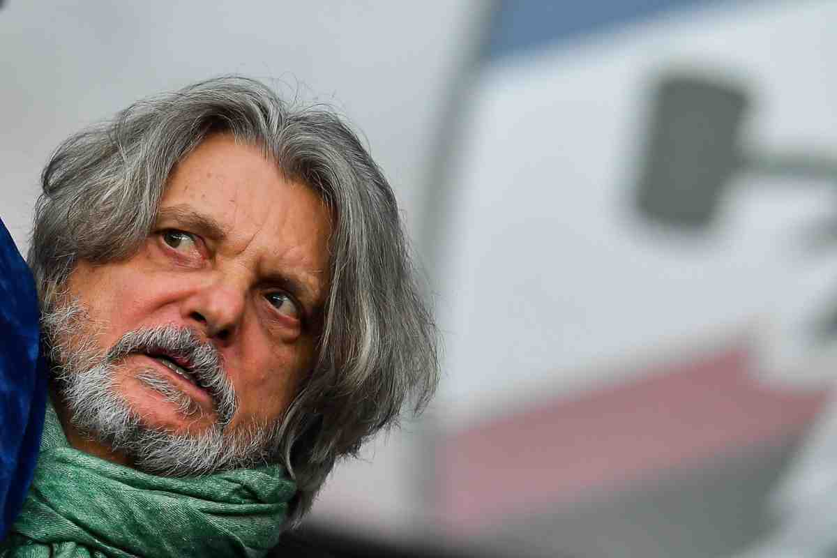 Massimo Ferrero con gli occhi sgranati
